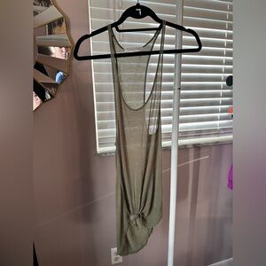 Urban Outfitters beach coverup in army green